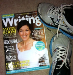 A magazine what'll up yer use of adjectives. Innit. Plus a pair of stinky old trainers. 